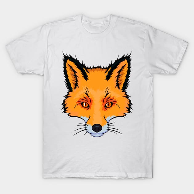 Fox T-Shirt by DaKoArt